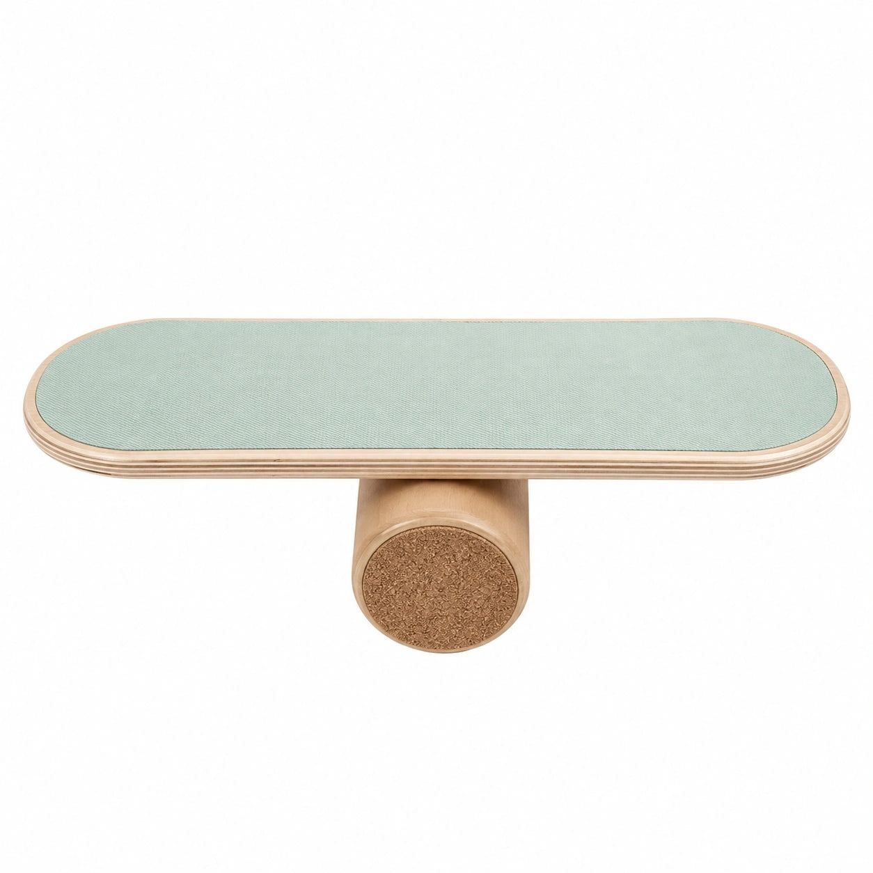 Balance Trainer mit Rutschfester Oberfläche in Mintgrün und Holz
