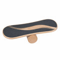 Balancebrett Schwarz/Holz mit Anti-Rutsch-Oberfläche, 70x30 cm