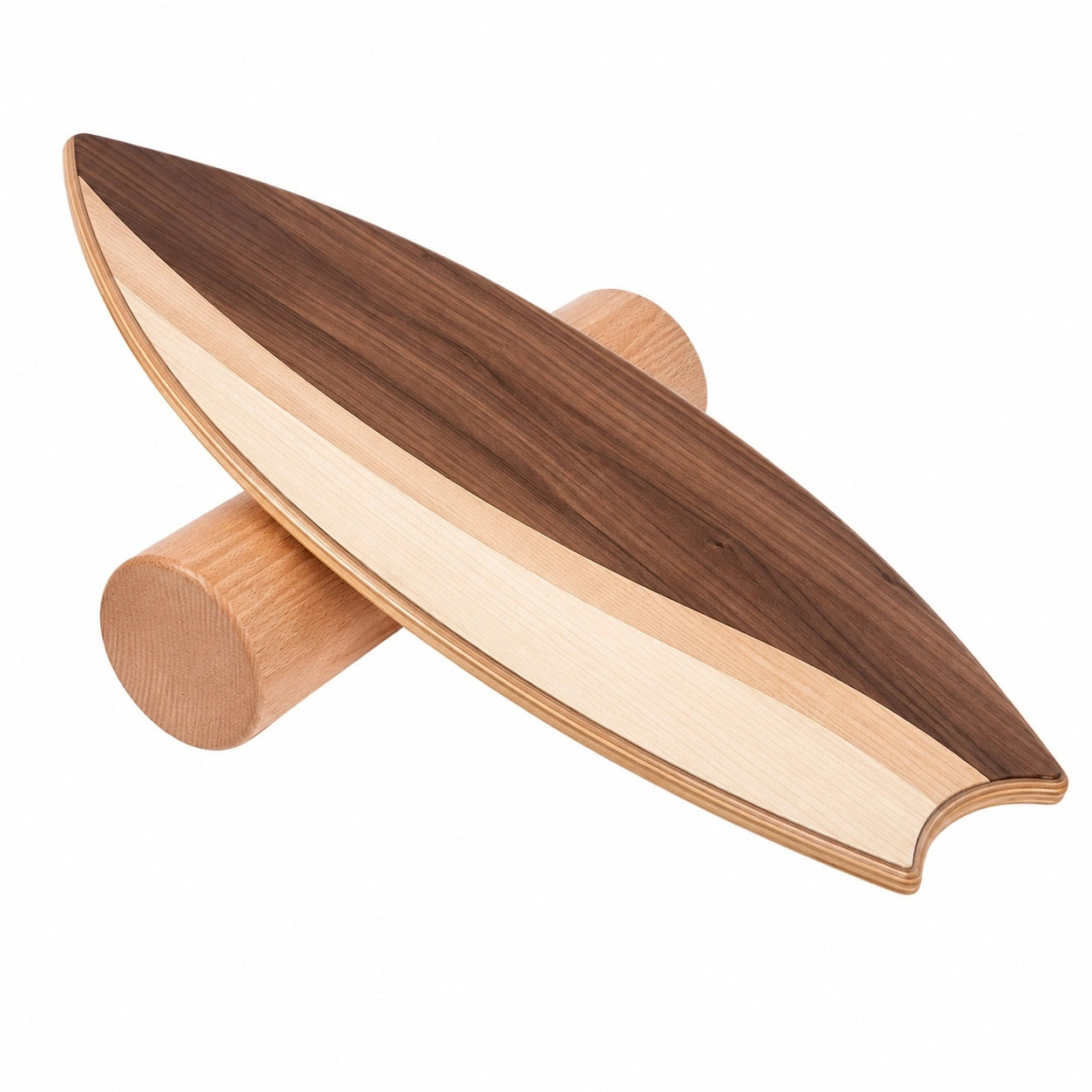 Holz Balance Board für Gleichgewichtstraining, Braun