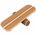 Balance Board mit rutschfester Korkoberfläche 75x30cm, Braun/Natur