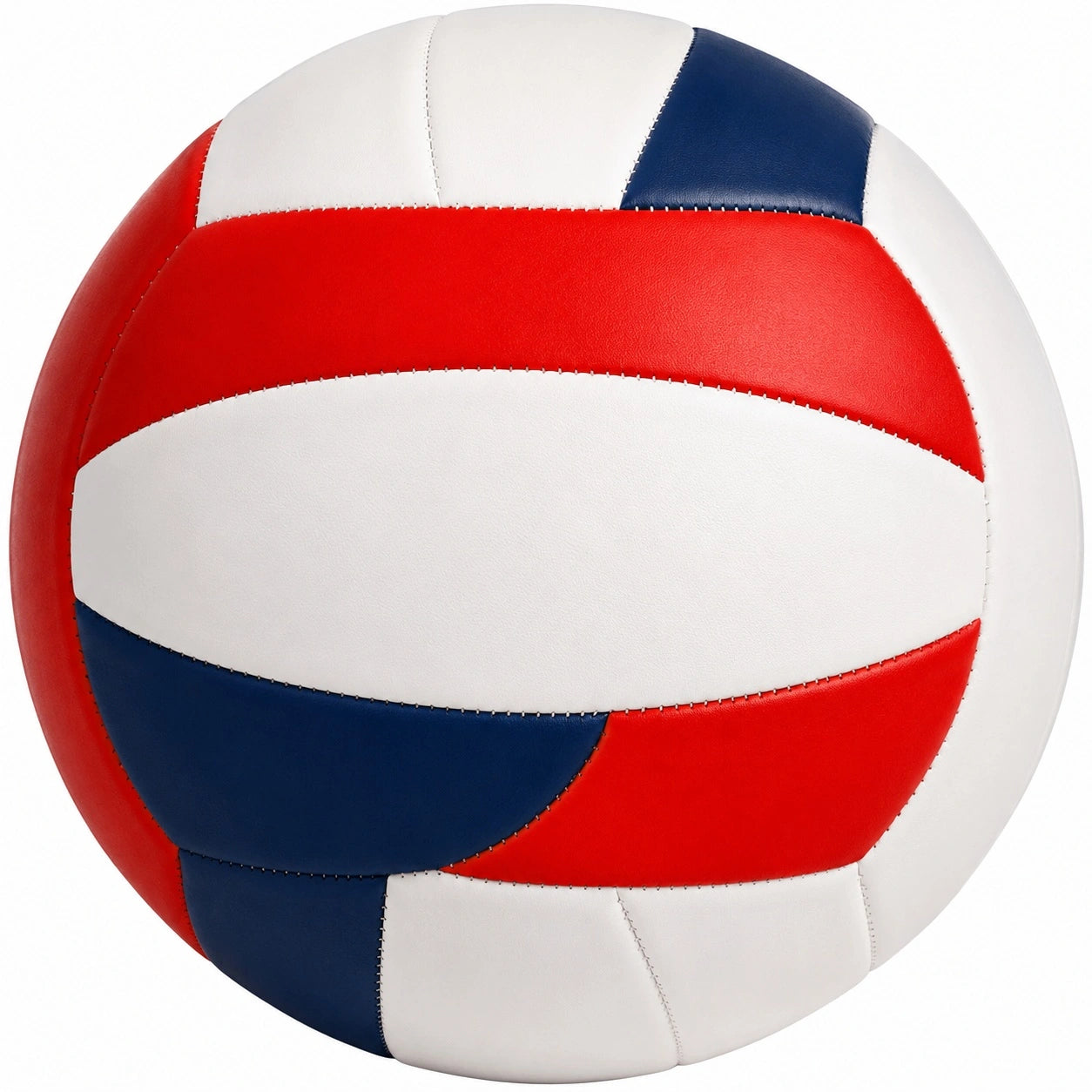 Volleyball in Rot/Blau/Weiß für Innen- und Außenbereich