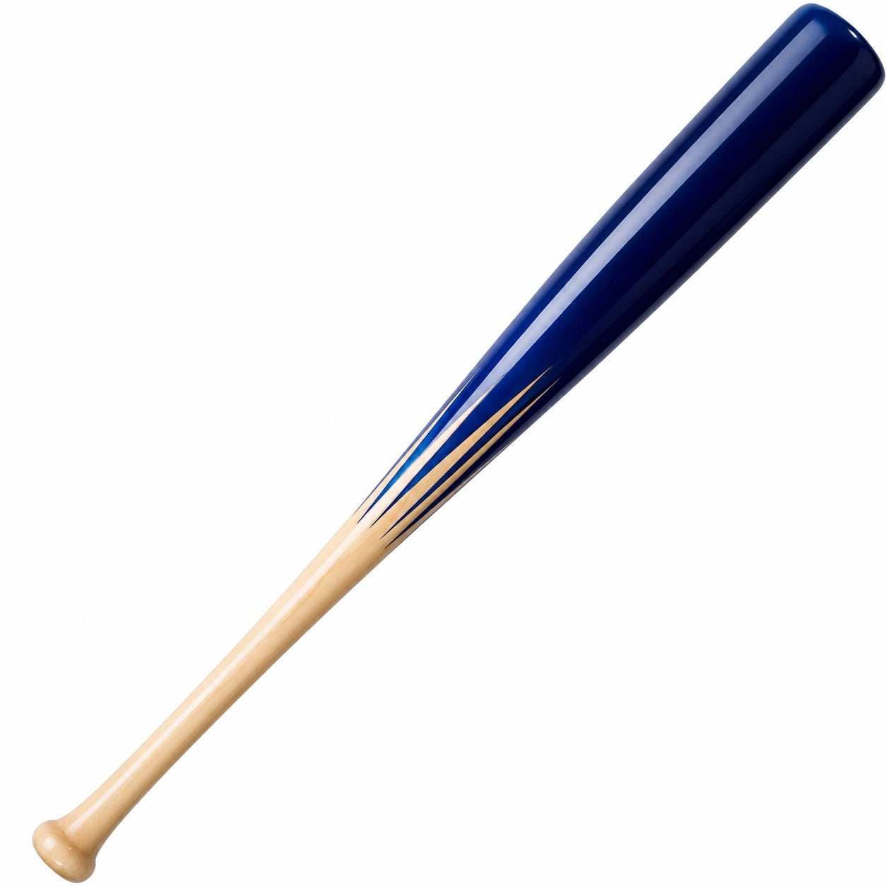 Baseballschläger aus Holz Blau Natur