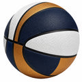 Basketball Größe 7 Outdoor Gummi Blau/Weiß/Orange