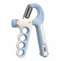 Verstellbarer Handtrainer mit Zähler in Hellblau