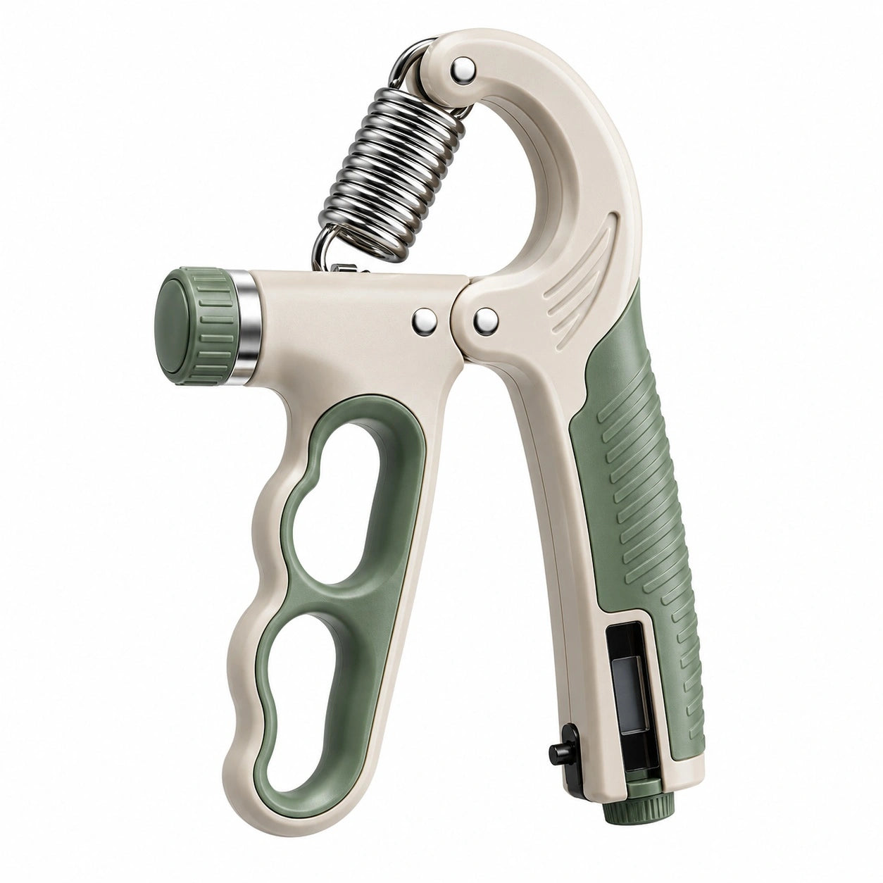 Verstellbarer Handtrainer 5-60 kg Beige/Grün