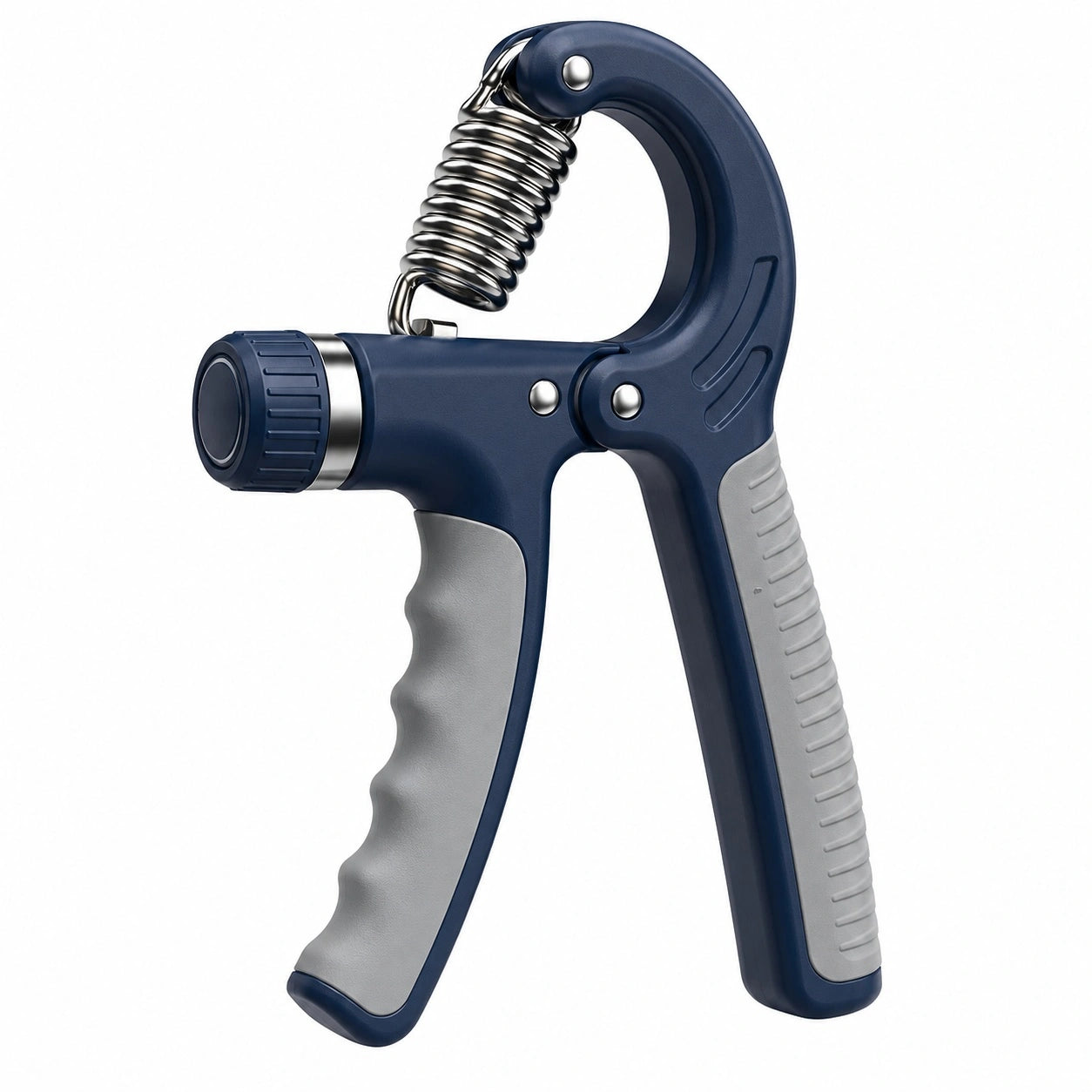 Verstellbarer Handgrifftrainer Grau/Blau für Kraft- und Rehabilitationstraining