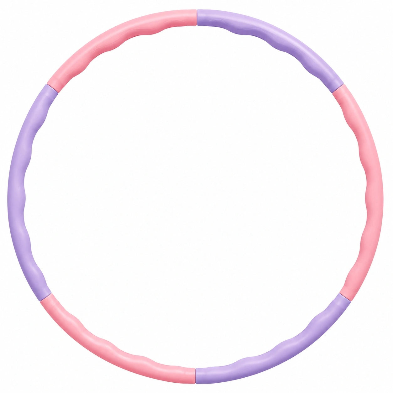 Fitness Hula-Hoop Reifen 90 cm Rosa/Lila, Abnehmbar