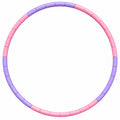 Hula Hoop Reifen 100 cm Rosa/Lila für Fitness