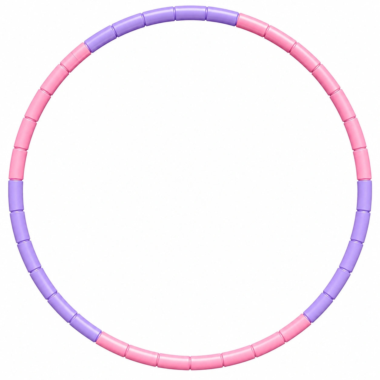 Hula Hoop Reifen 100 cm Rosa/Lila für Fitness