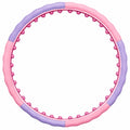 Hula Hoop Massage Fitness Reifen abnehmbar Rosa/Lila