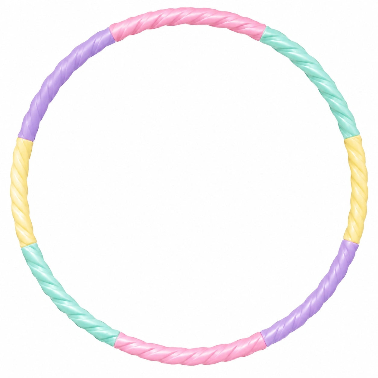 Abnehmbarer Hula-Hoop Reifen, Durchmesser 90 cm, Mehrfarbig