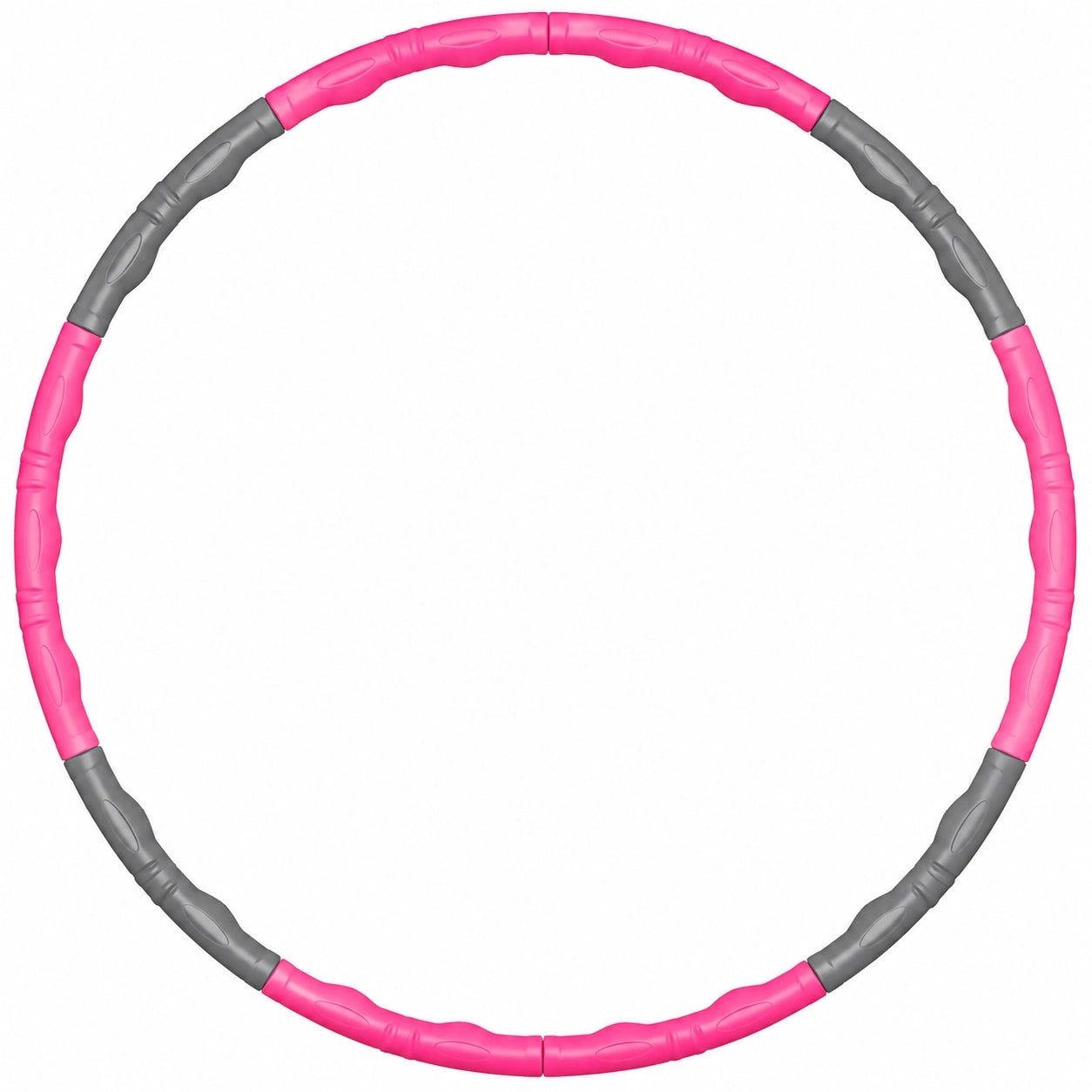 Hula-Hoop-Reifen mit Massageeffekt 100 cm Pink/Schwarz