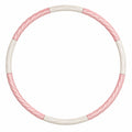 Fitness Hula-Hoop Reifen 100cm Rosa/Weiß