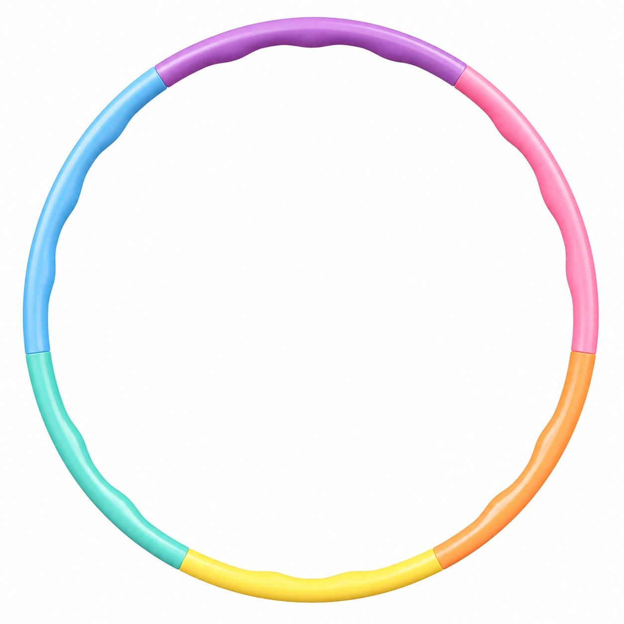 Abnehmbarer Hula Hoop Reifen 90 cm - Bunt