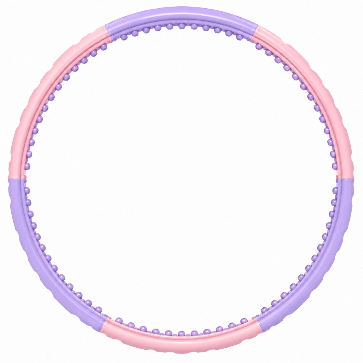 Hula Hoop mit Massageeffekt in Rosa und Lila